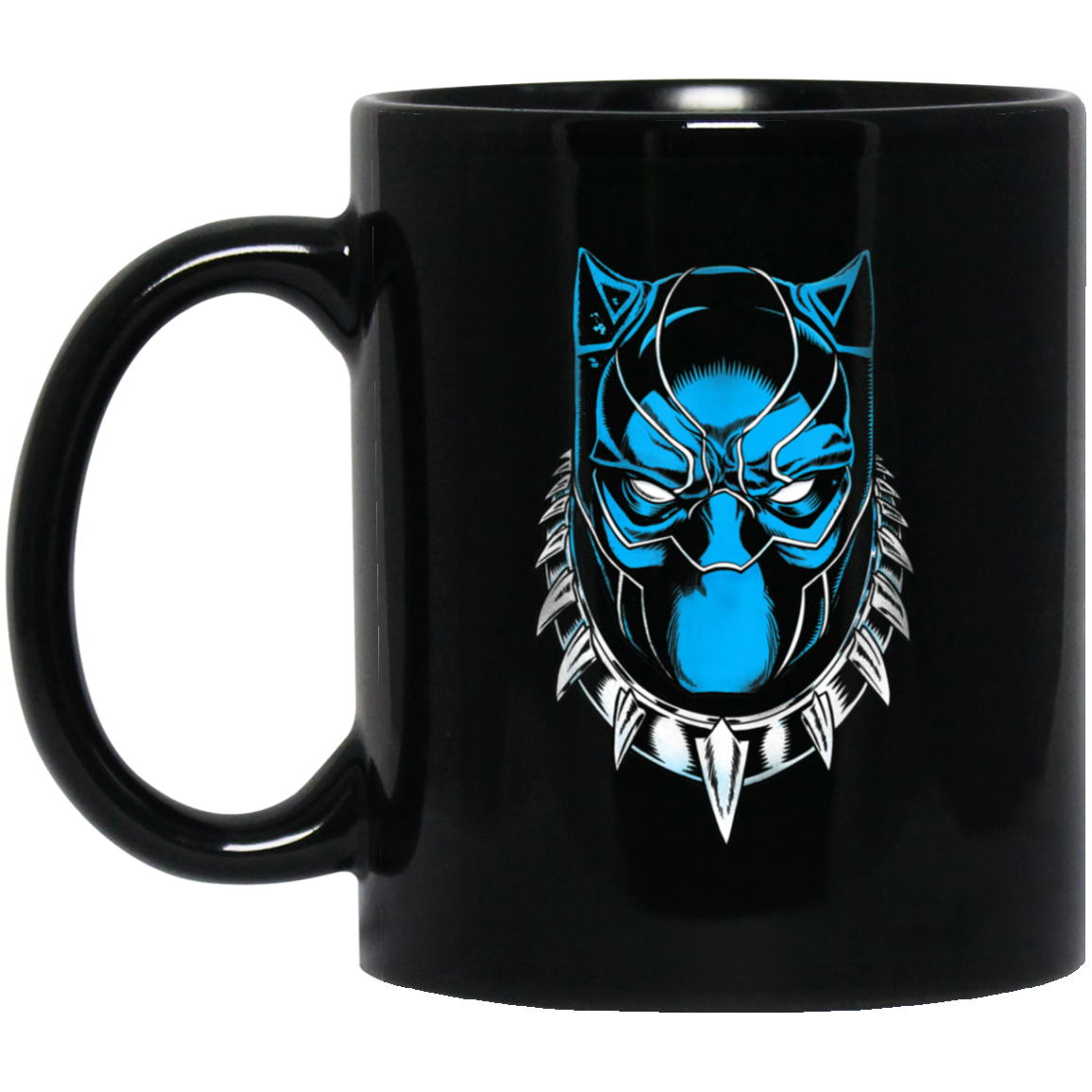 Black Panther King T'Challa Mask Black Mug For You And Who You Love!