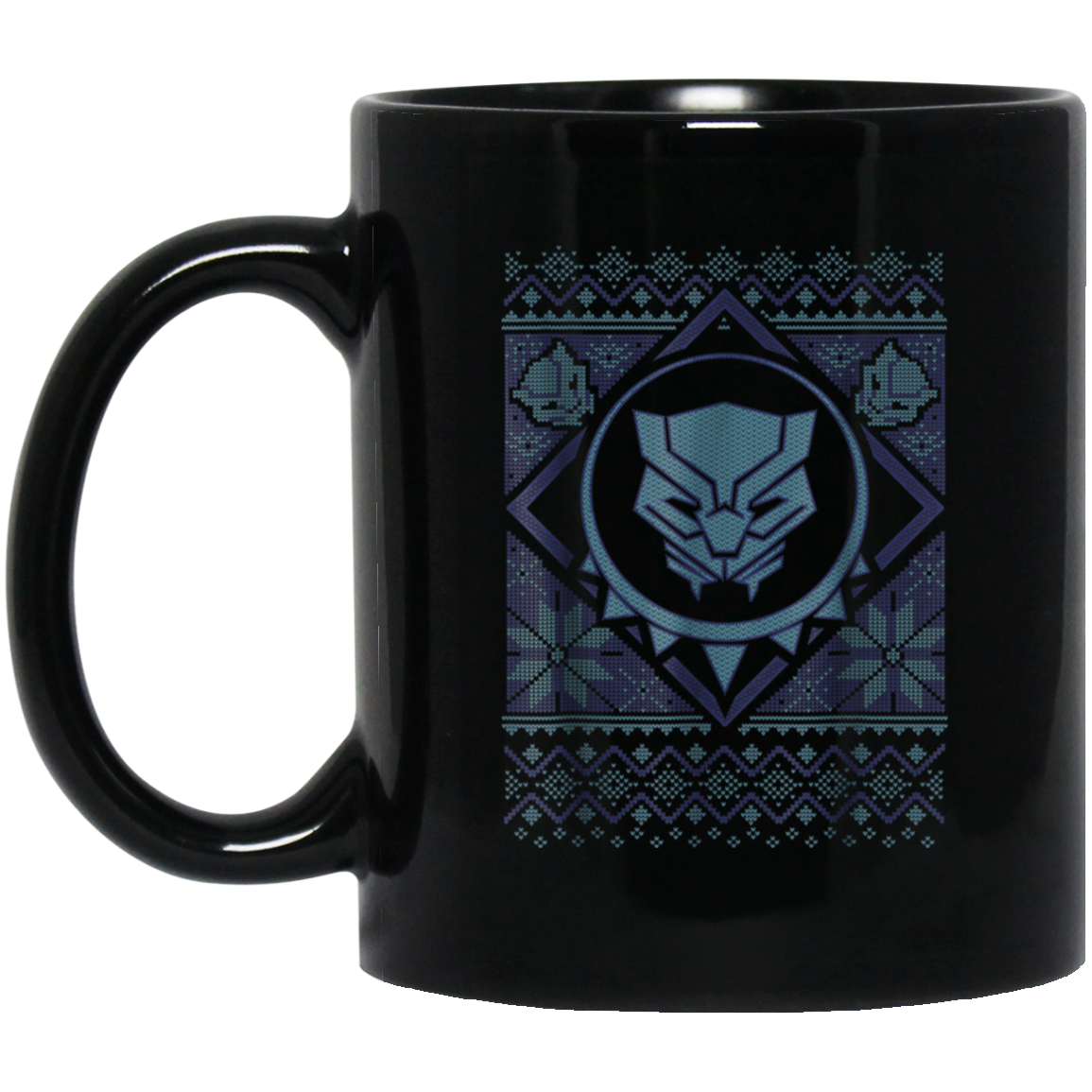 Black Panther Ugly Christmas Sweater Black Mug For You And Who You Love!