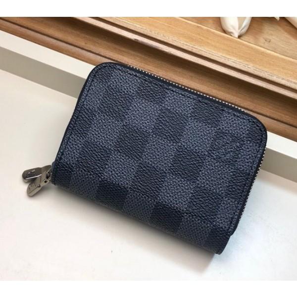 6 Key Holder/coin Purse In Damier Graphite Canvas M58106