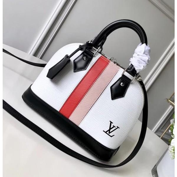 Alma Bb Handbag M51963 White Epi Leather 2018