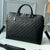 Avenue Soft Damier Leather Briefcase Top Handle Bag N41019 Black 2019 Collection