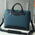 Avenue Soft Damier Leather Briefcase Top Handle Bag N41021 Peacock Blue 2019 Collection