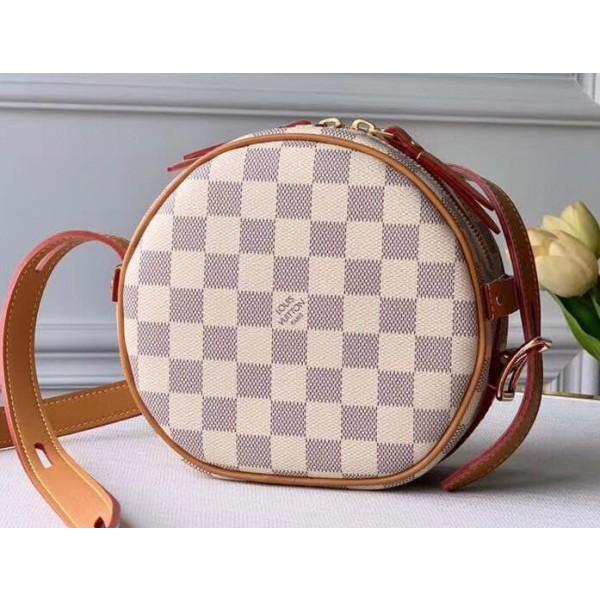 Boite Chapeau Souple Pm Bag N40333 Damier Azur Canvas 2020