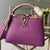 Capucines Mini With Python Skin Top Handle Bag Purple 2019 Collection