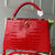 Capucines Pm Crocodile Leather Top Handle Bag N92965 Cerise Red 2019 Collection