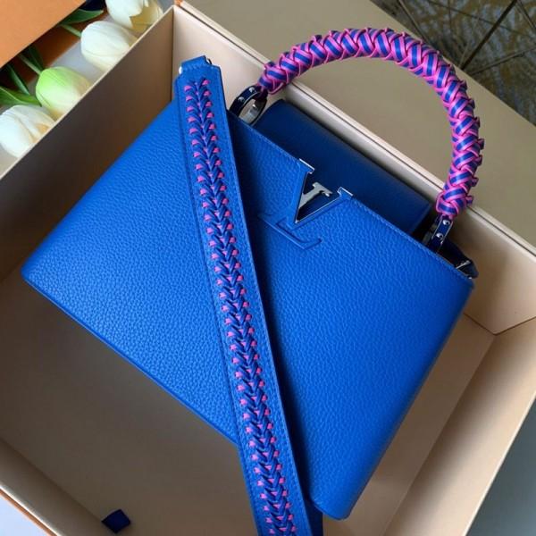 Capucines Pm With Braided Handle M55083 Royal Blue 2019 Collection