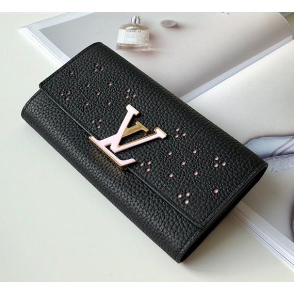 Capucines Wallet M62556 Black