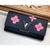 Capucines Wallet With Monogram Flowers M63211 Black/pink