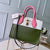 City Steamer Pm Bag In Smooth Calfskin M42188 Army Green/white/pink Collection