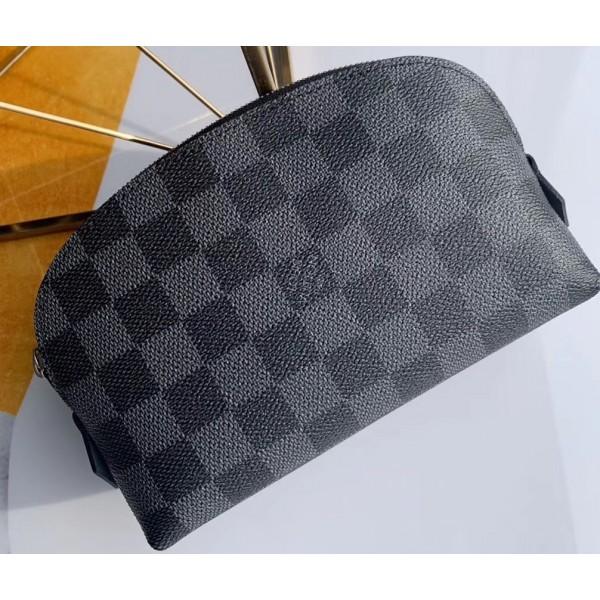 Cosmetic Pouch Pm Bag Damier Graphite Canvas