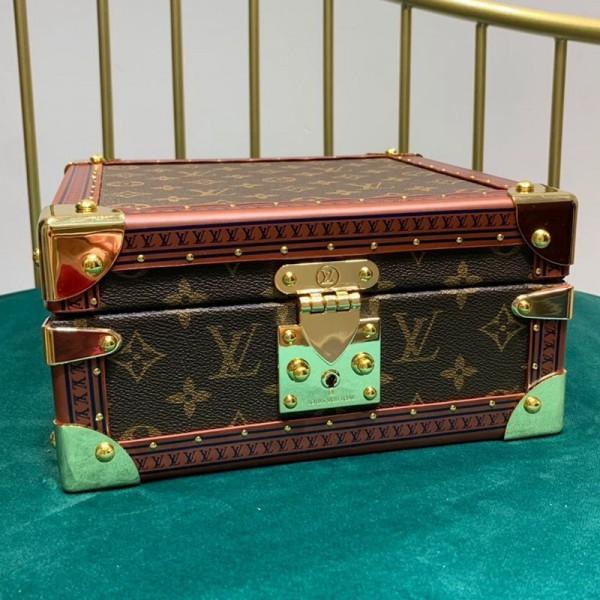 Cotteville 24 Monogram Canvas Hard Sided Suitcase Blue 2019 Collection