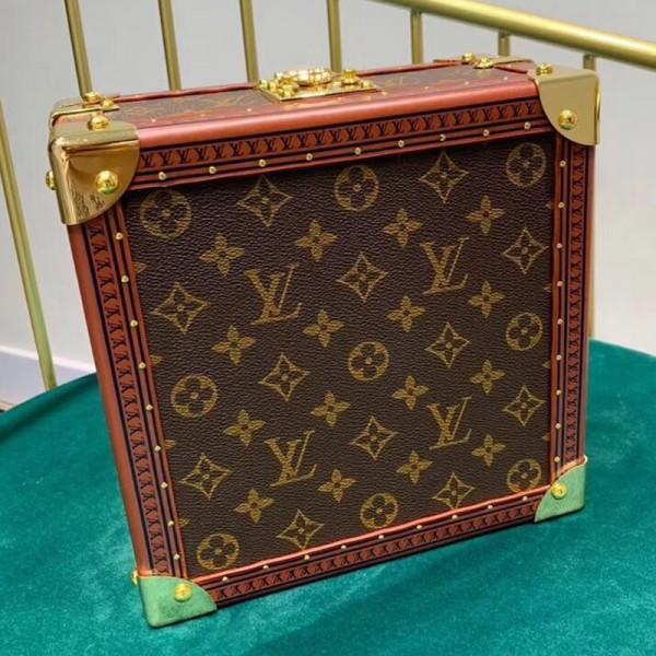 Cotteville 24 Monogram Canvas Hard Sided Suitcase Red 2019 Collection