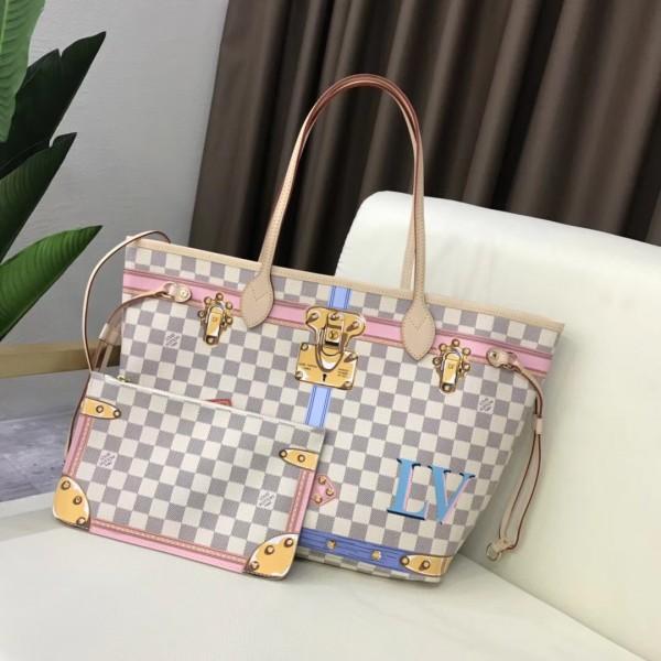 Damier Azur Canvas Original Neverfull Mm B40156