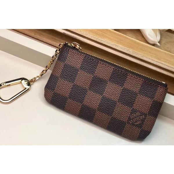 Damier Ebene Canvas Pochette Cle Key Pouch N62658