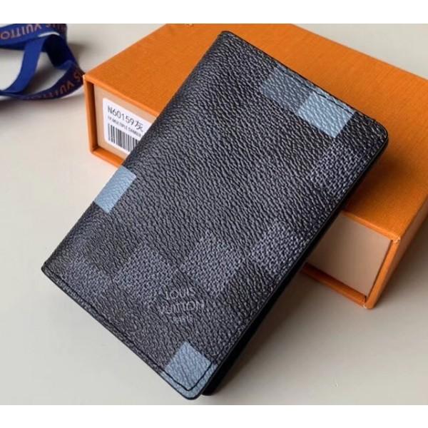 Damier Graphite Pixel Canvas Pocket Organiser Wallet N60159 Gray 2019