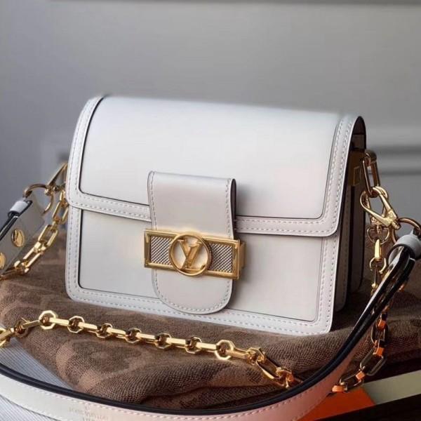 Dauphine Mini Smooth Leather Shoulder Bag M55836 White 2020 Collection